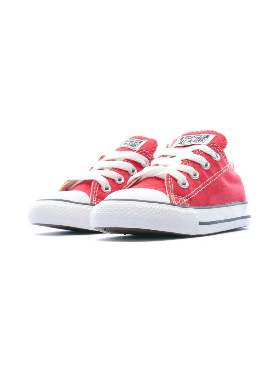 Baskets Rouge Bébé Converse All Star 7J236C 6