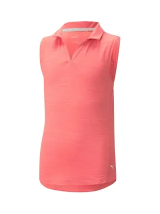 Polo Rose Fille Puma Coast 1