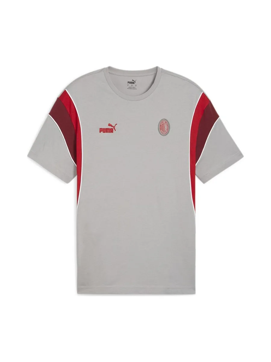 AC Milan T-shirt Gris/Bordeaux Homme Puma Ftblarchive 1