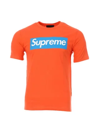 T-shirt Orange Homme Supreme Grip Italfigo 1