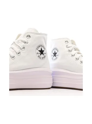 Baskets Blanches Femme Converse Chuck Taylor All Star Move 568498C 7