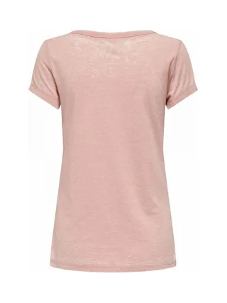 T-shirt Rose Femme Only Wrongly 2