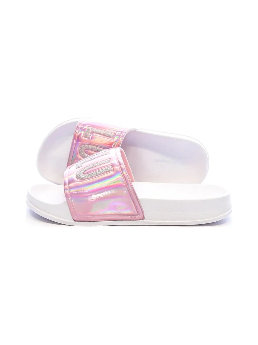 Claquettes Rose Fille Rose Lulu Castagnette Mule 2