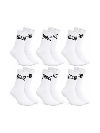Lot de 6 Paires de chaussettes Blanches Homme Everlast EL062 1
