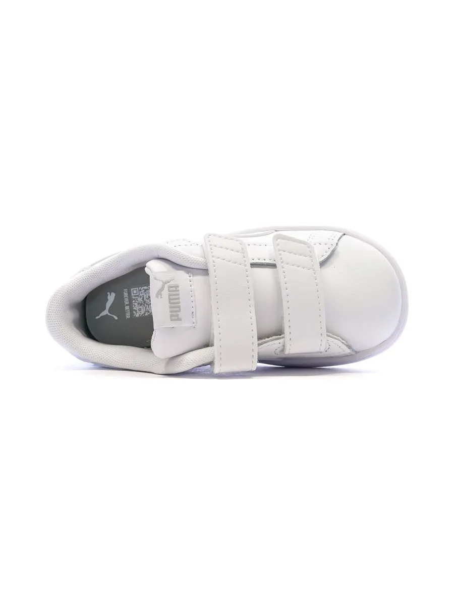 Baskets Blanches Bébé Puma Smash 3.0 5