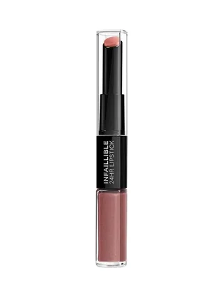 Rouge à Lèvres Longue Tenue Infaillible 24H Duo L'Oréal Paris 312 Incessant 1