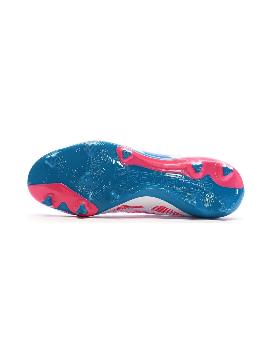 Chaussures de football Blanc/Bleu/Rose Homme Adidas Predator League 6