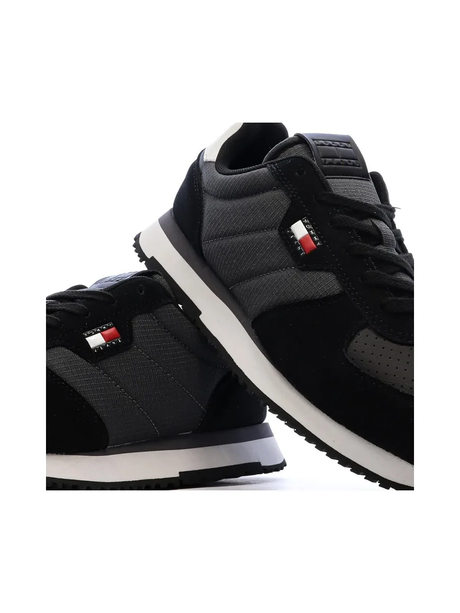 Baskets Noir Homme Tommy Hilfiger Runner Flag 8