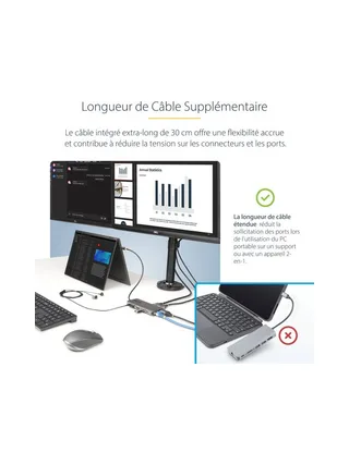 USB-C Triple-Monitor Multiport Adapter 10