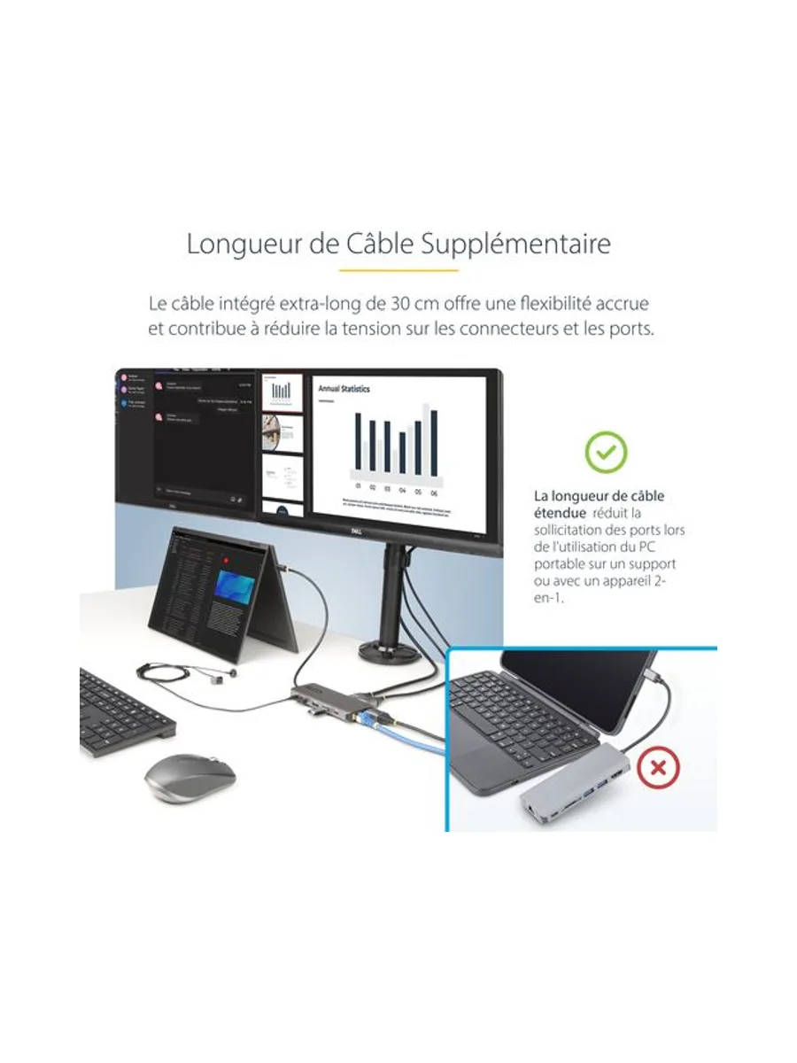 USB-C Triple-Monitor Multiport Adapter 10