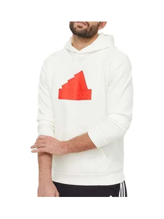 Sweat Blanc/Rouge Homme Adidas Bos 1