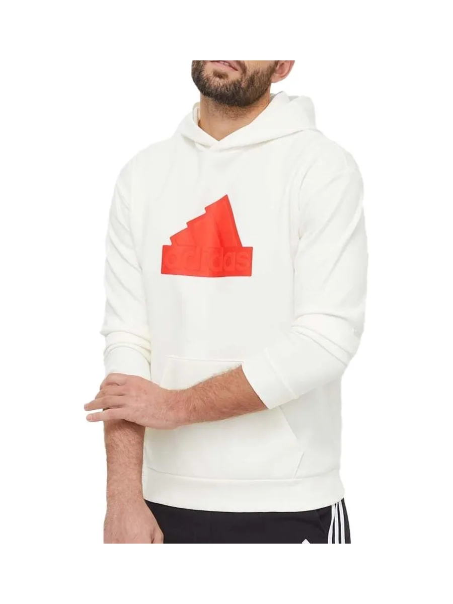 Sweat Blanc/Rouge Homme Adidas Bos 2