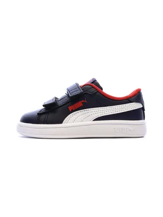 Baskets Marine/Rouge Garçon Puma Smash 3.0 1