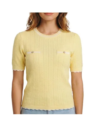Pull Jaune Femme Morgan MSEOUL 1