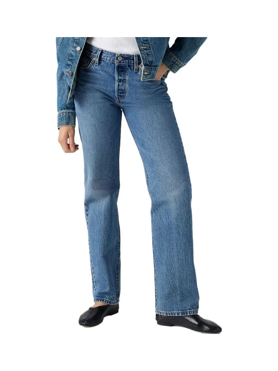 Jean 501 90s Bleu Indigo Femme Levi's 2