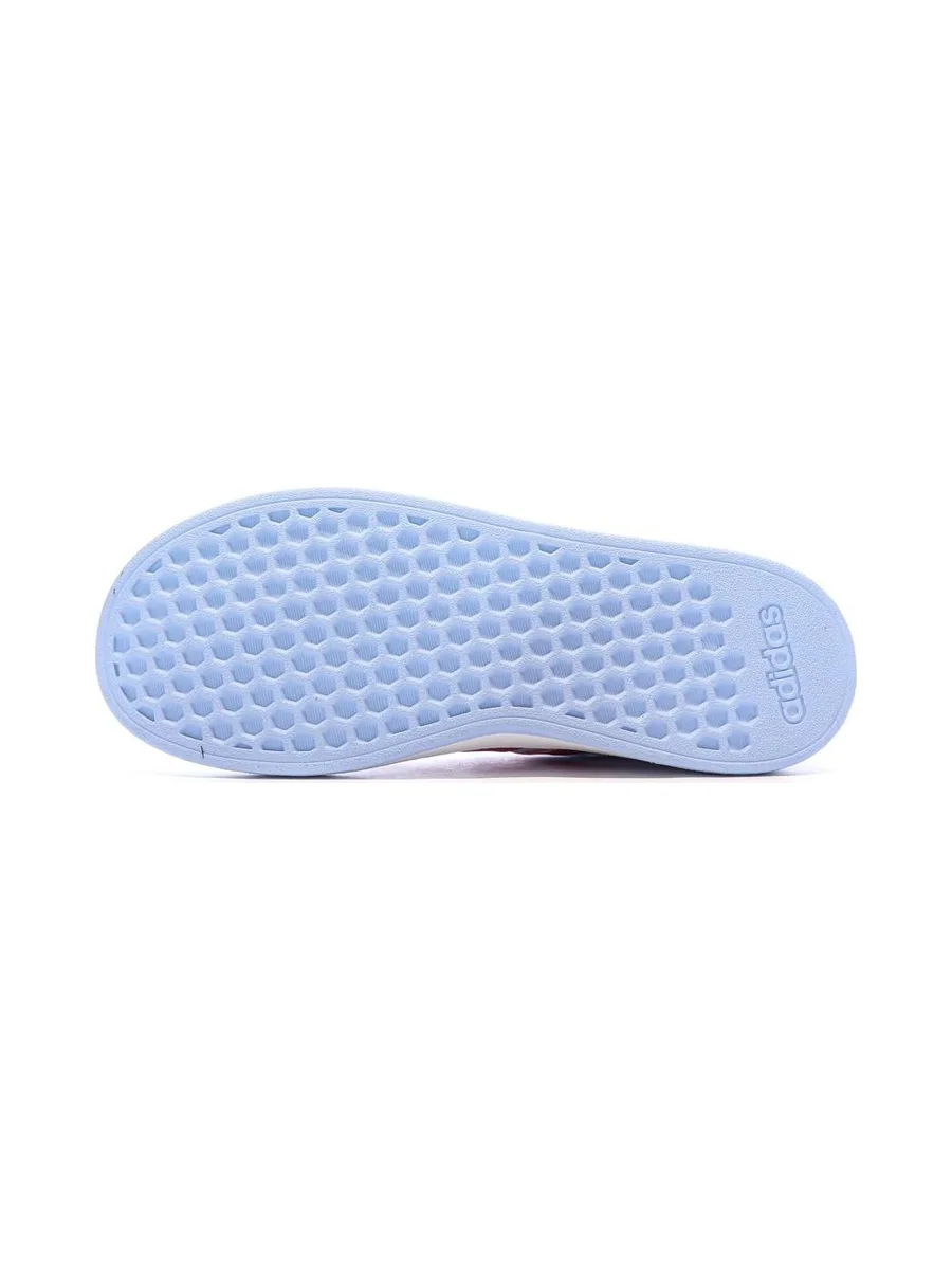 Baskets Blanches/Roses Fille Adidas Grand Court 2.00 6