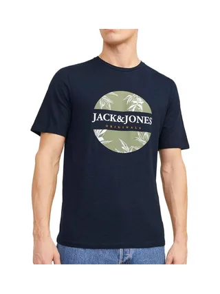 T-shirt Marine Homme Jack & Jones 12255042 1