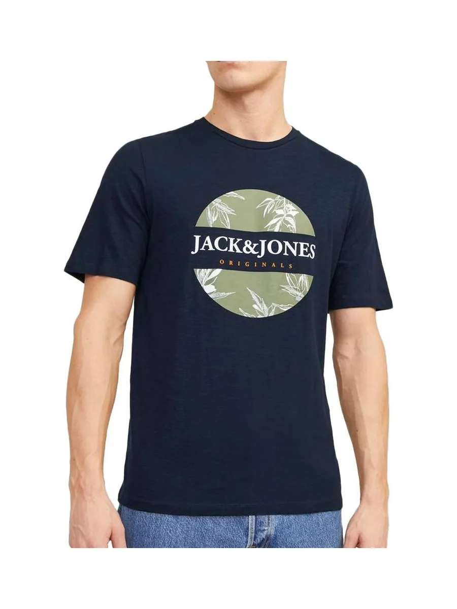 T-shirt Marine Homme Jack & Jones 12255042 2