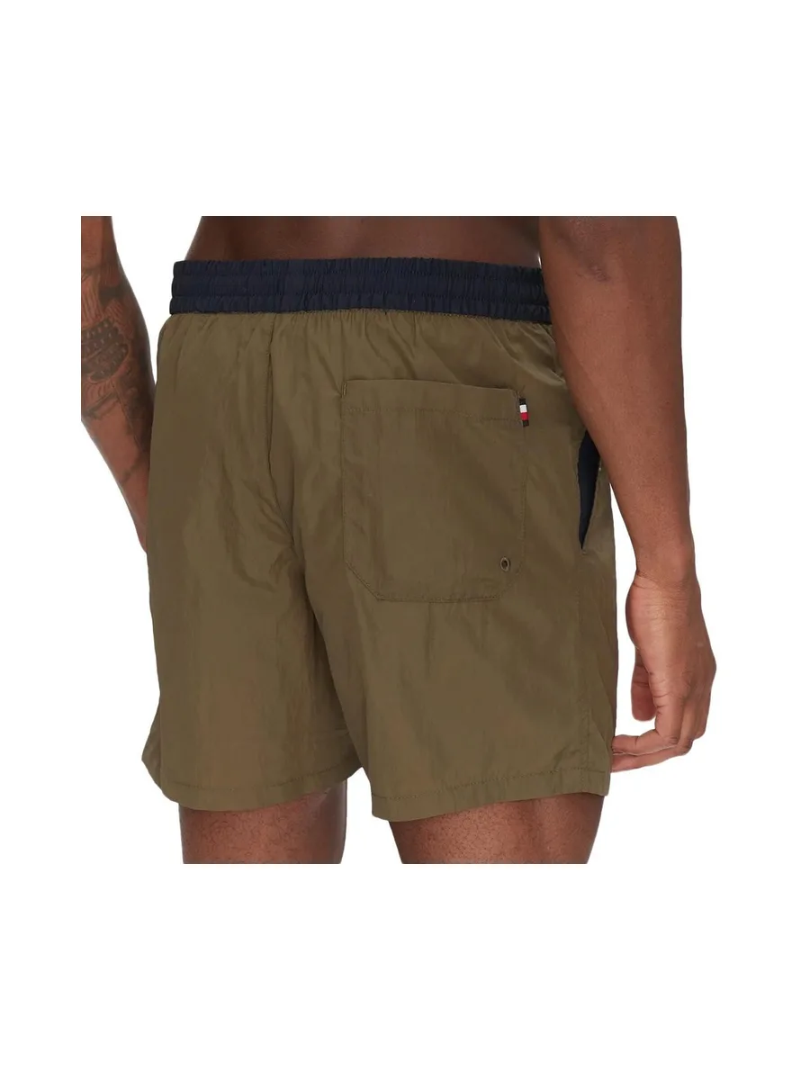 Short de Bain Kaki Homme Tommy Hilfiger Drawstring 2
