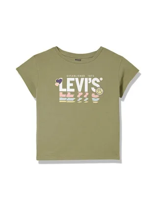 T-shirt Kaki Garçon Levi's 4ED488 1