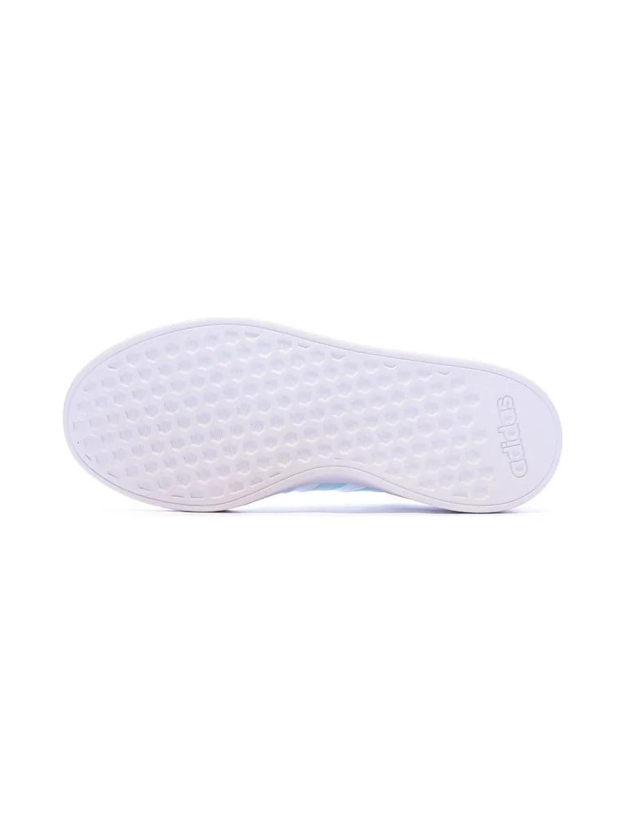 Baskets Blanches/Turquoises Femme Adidas Grand Court Base 2.0 6