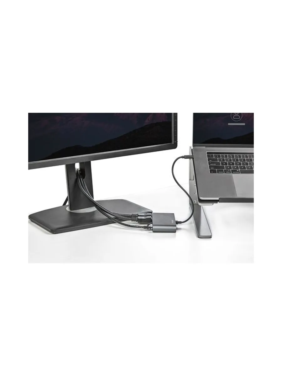 Thunderbolt 3 mini dock 2x4K DP monitors 6