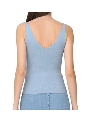 Débardeur en Maille Bleu Femme JDY Nanna 15180497 2