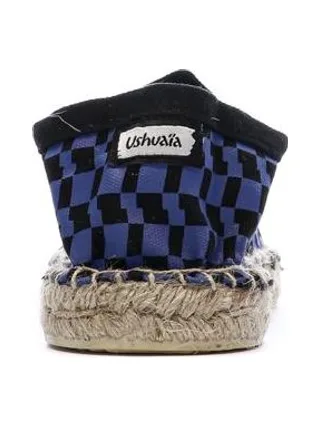 Espadrilles Damier Bleu/Noir Homme Ushuaia Dimitri 3