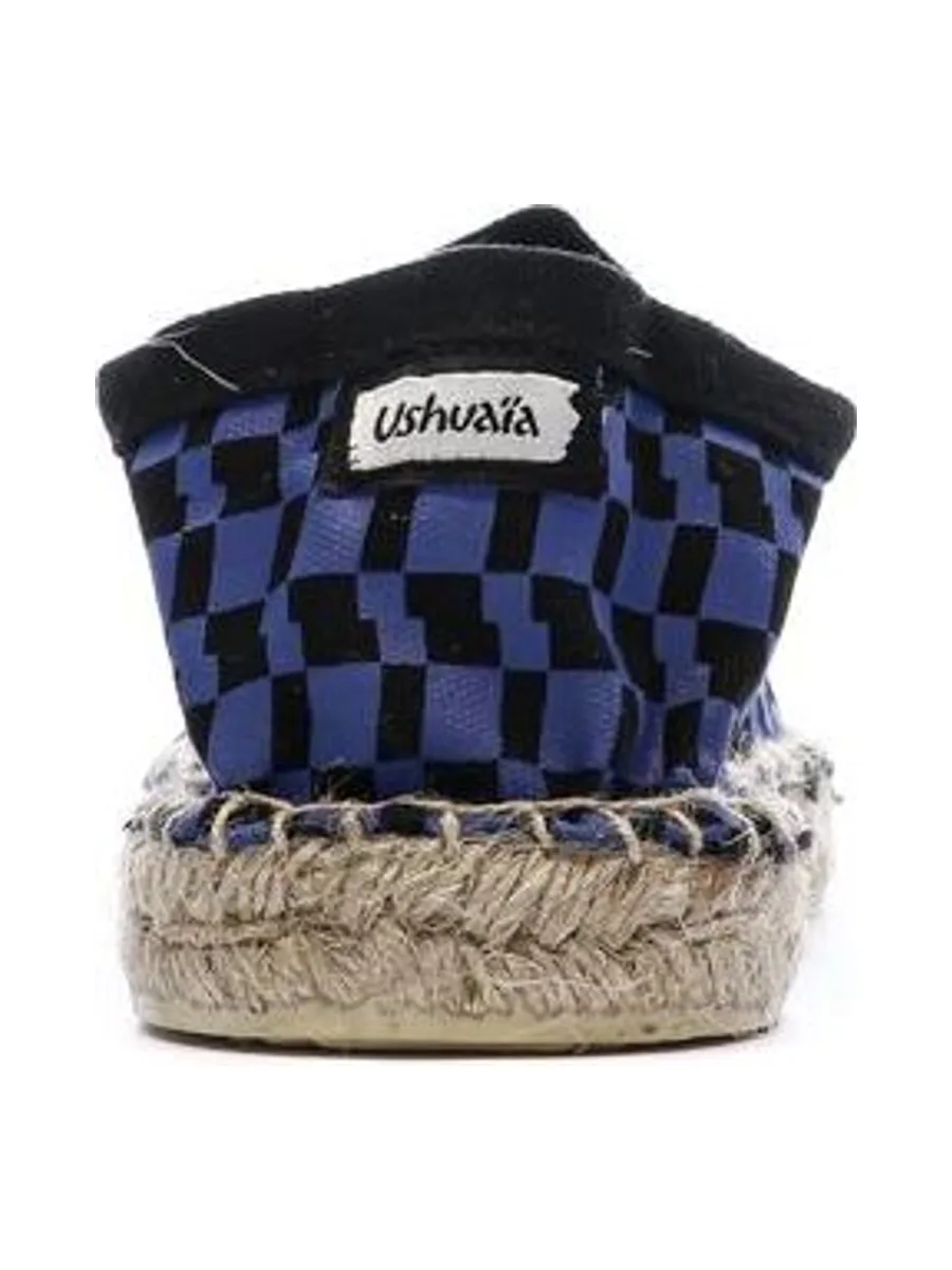 Espadrilles Damier Bleu/Noir Homme Ushuaia Dimitri 4
