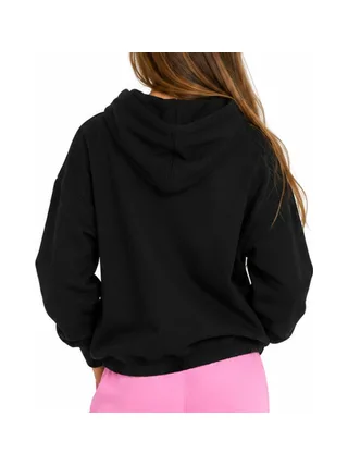 Sweat Noir Fille Champion Hoodie 2