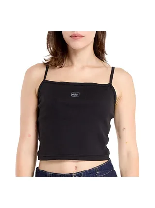 Débardeur Noir Femme Calvin Klein Jeans A- Woven 1