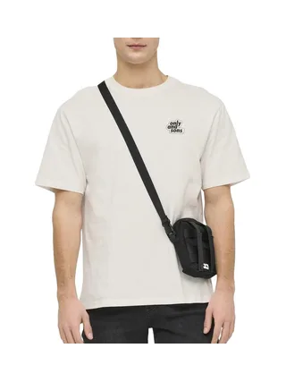 T-shirt Blanc Homme Only & Sons Flower 1