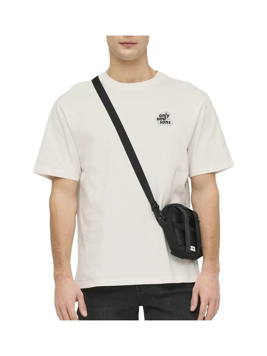 T-shirt Blanc Homme Only & Sons Flower 1