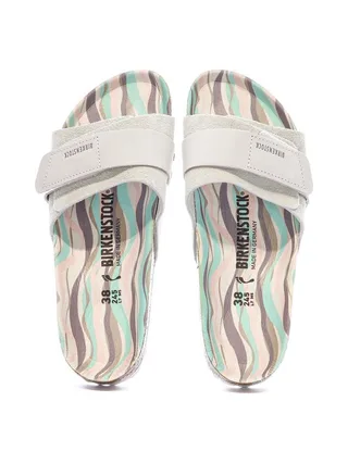 Sandales Grises Clair Femme Birkenstock Arizona 3