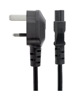 1m C5 UK Laptop Power Cord - BS-1363 4