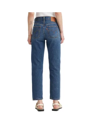 Jean Bleu Femme Levi's Cropped Lightweight Med Indig 2