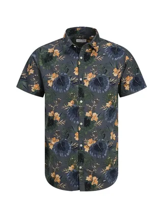 Chemise Bleu/Vert Homme Jack & Jones Hawaii 3