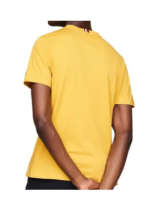 T-shirt Jaune Homme Tommy Hilfiger Global 2