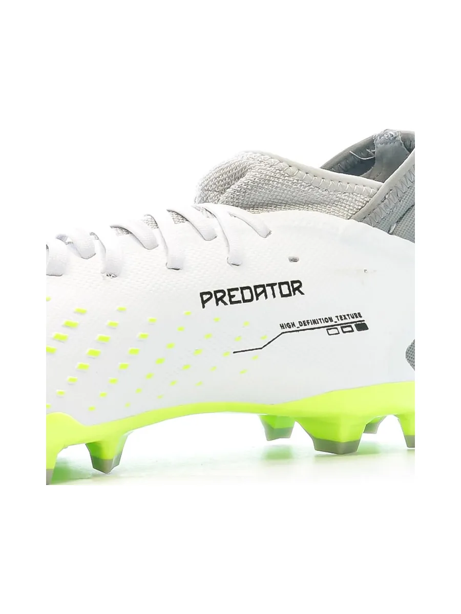Chaussures de foot Blanc/Vert Homme Predator Accuracy.3 FG 8