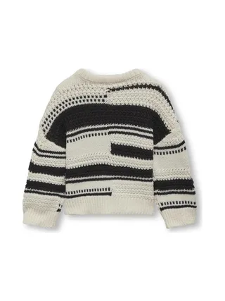 Pull Noir/Blanc Fille Kids ONLY Gsutha 2