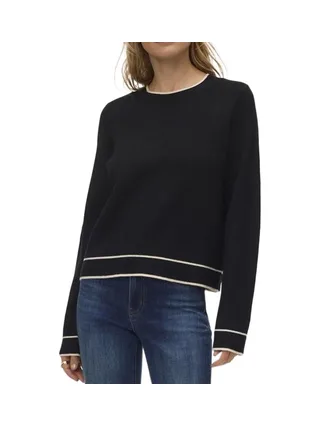 Pull Noir Femme Vero Moda Gold 1
