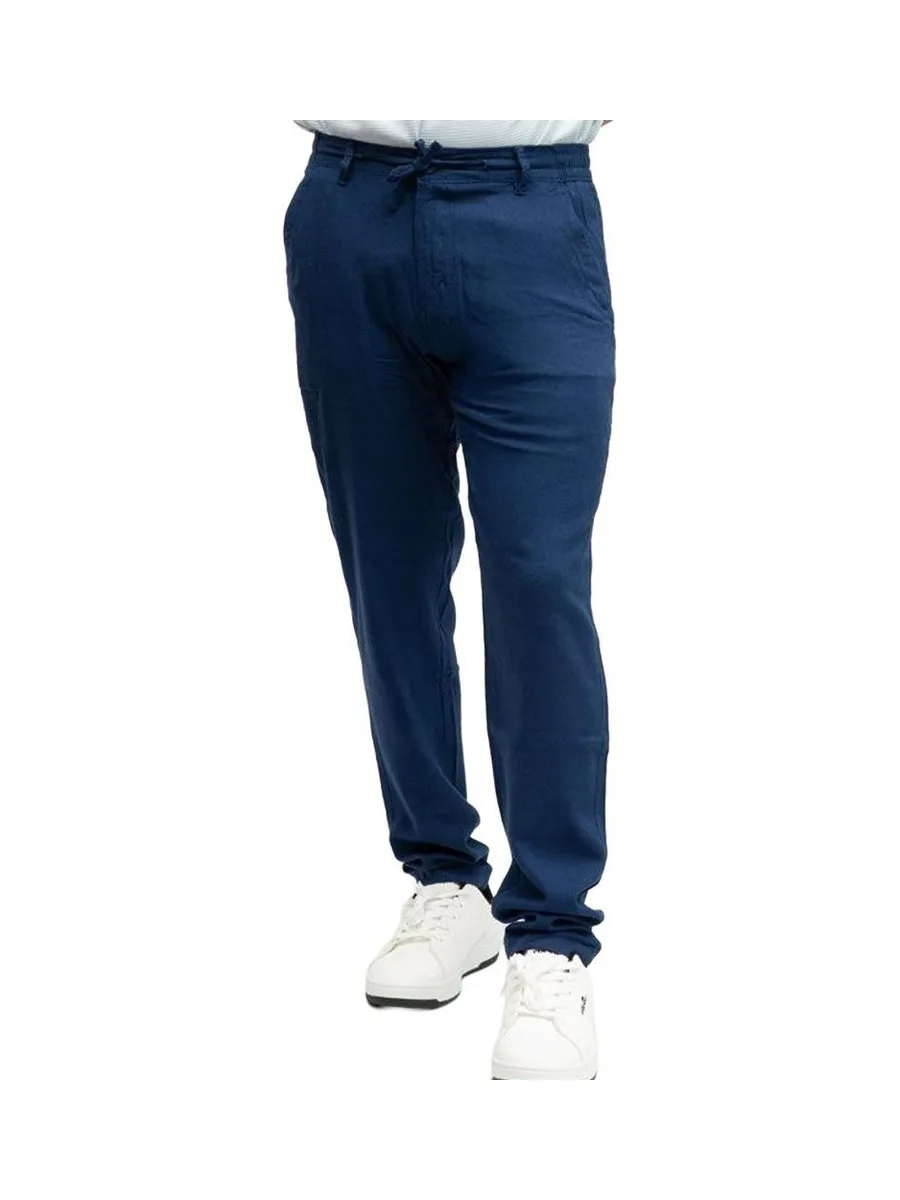 Pantalon en Lin Marine Homme Paname Brothers JULIEN 2