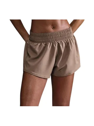 Short Marron Femme Nike One Df 1