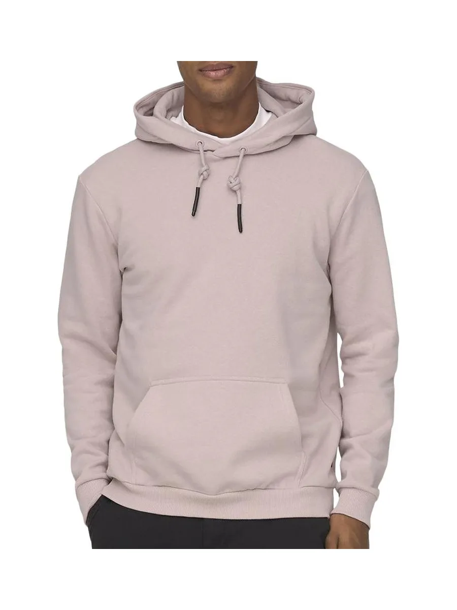 Sweat à Capuche Rose clair Homme Only & Sons Ceres 1