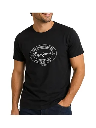 T-Shirt Noir Homme Pepe jeans Originals 1