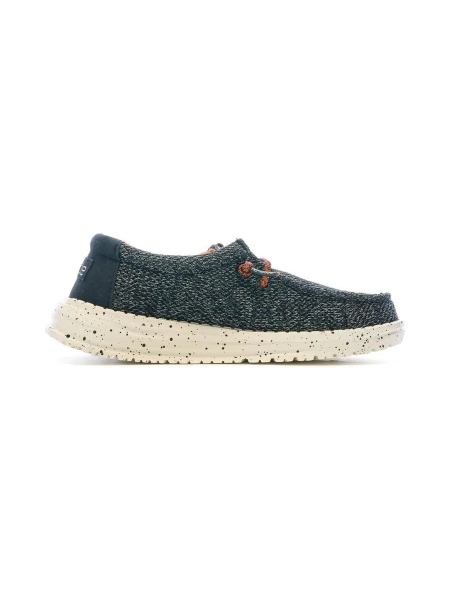 Chaussures Marine Garçon Hey Dude Wally Youth 3