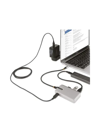 4-Port USB-C Hub with USB-C Video Output 9
