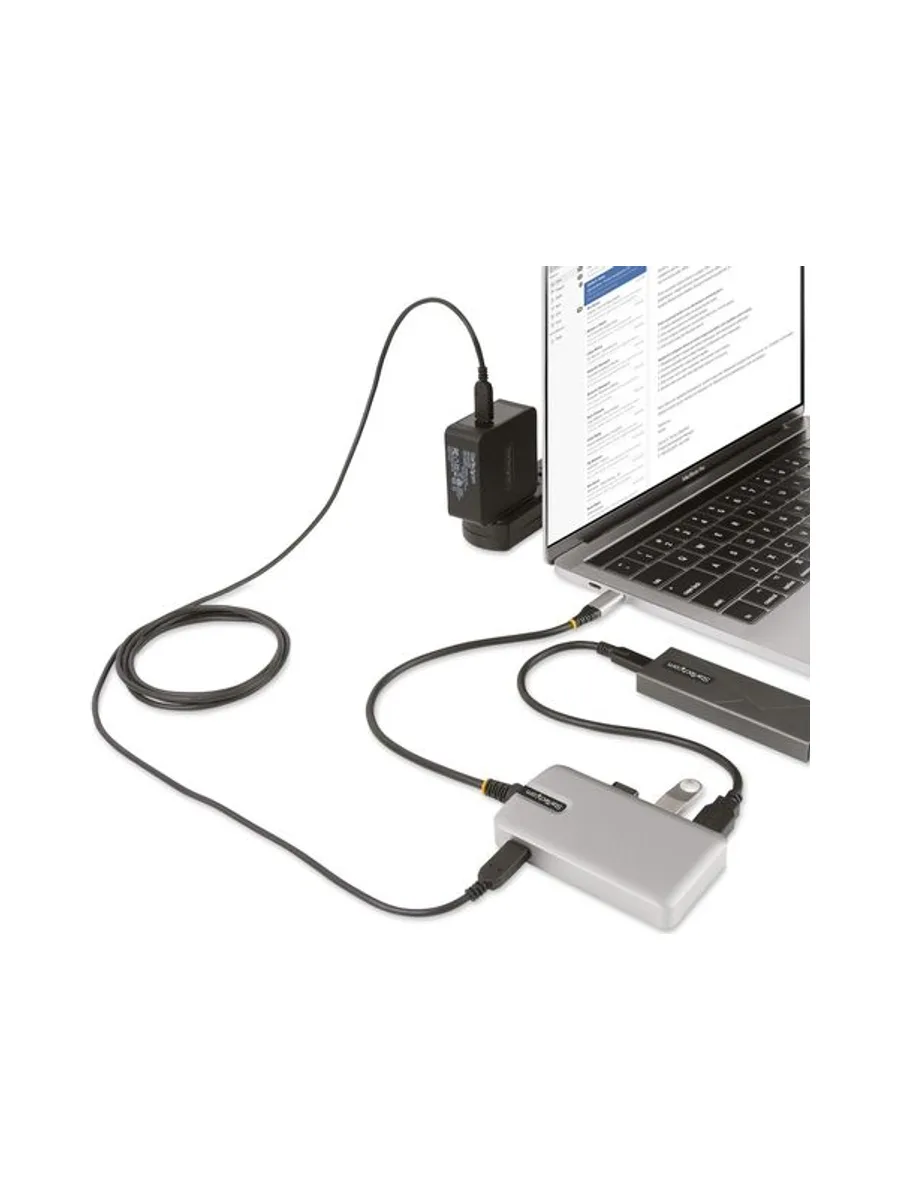 4-Port USB-C Hub with USB-C Video Output 9