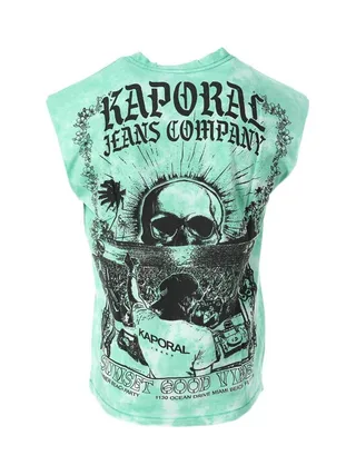 T-Shirt Vert Homme Kaporal TANKH25M10 2