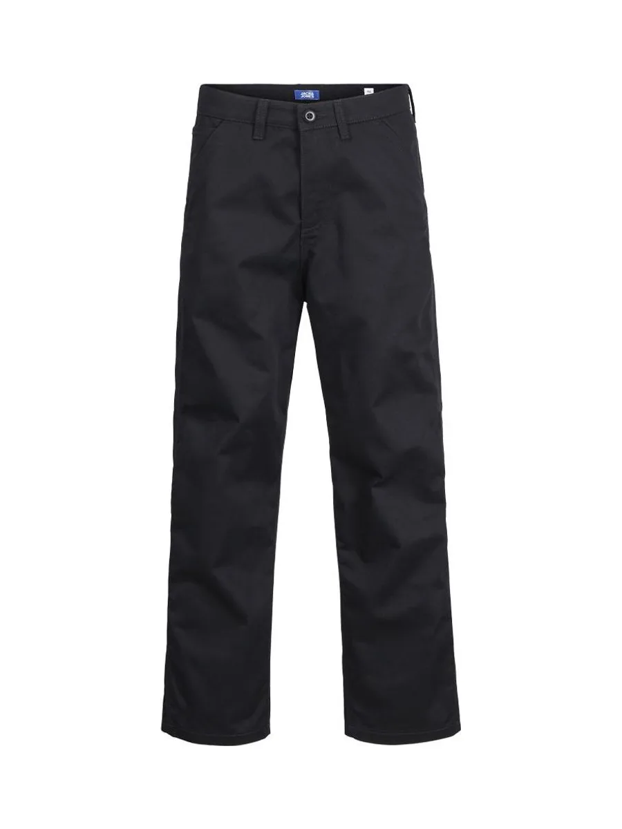 Pantalon Loose Noir Garçon Jack & Jones Clean 2
